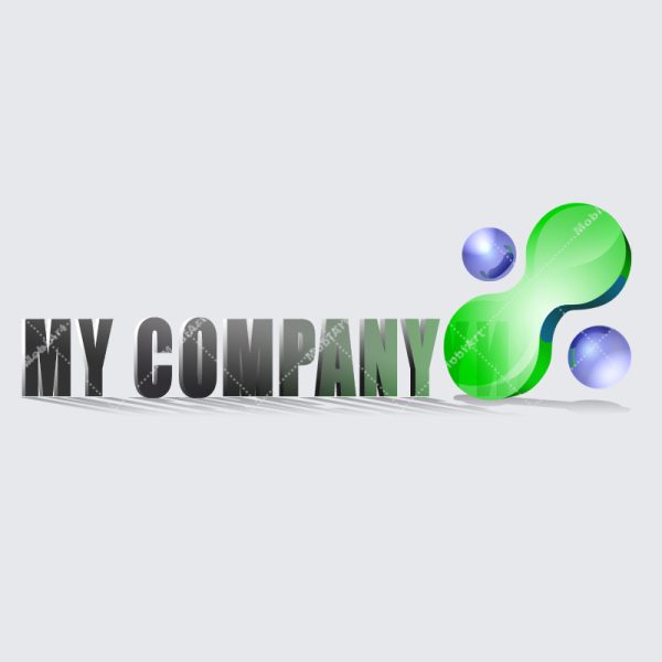 لوگوی تنیس راکت و توپ
